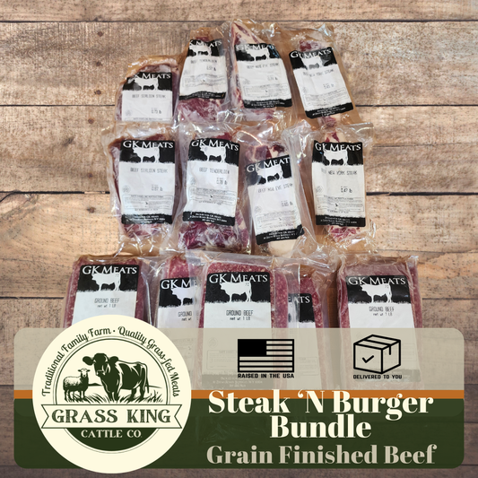 Steak 'N Burger Bundle, Grain-Finished