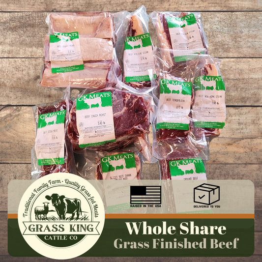 Whole Beef Share Deposit, Grass-Finished (June Harvest)